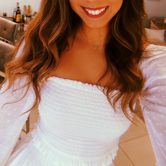 Blue Life Bonito White Swiss Dot Ruffled Tiered Sundress - Sz. S - Picture 11 of 14